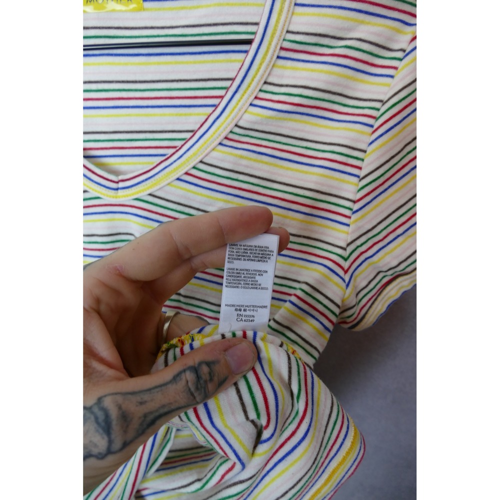 MOTHER The Itty Bitty Throwback Rainbow‎ Bridge T-shirt size M - Picture 7 of 8